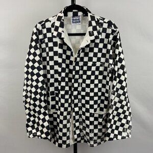 Jungmaven Olympic Jacket Hemp Stamp Checker Men's Size M